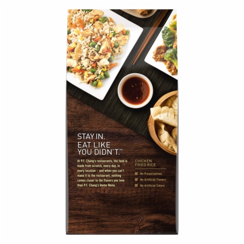 P.F. Chang's Home Menu Chicken Fried Rice Skillet Meal Frozen Meal Perspective: back