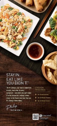 P.F. Chang's® Home Menu Chicken Fried Rice Skillet Frozen Meal Perspective: back
