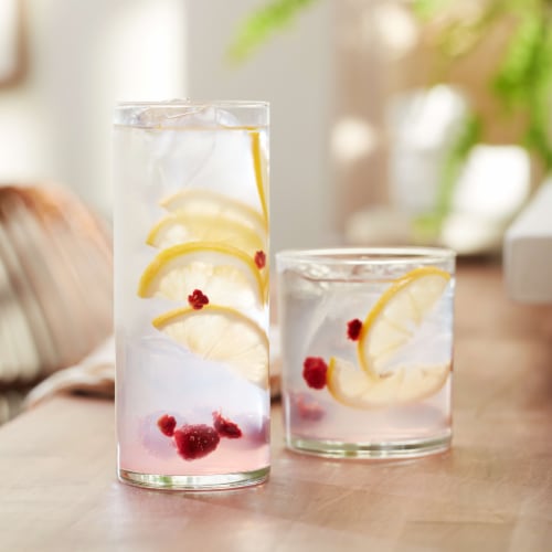 Libbey Miles 16-Piece Tumbler and Rocks Glass Set Perspective: back
