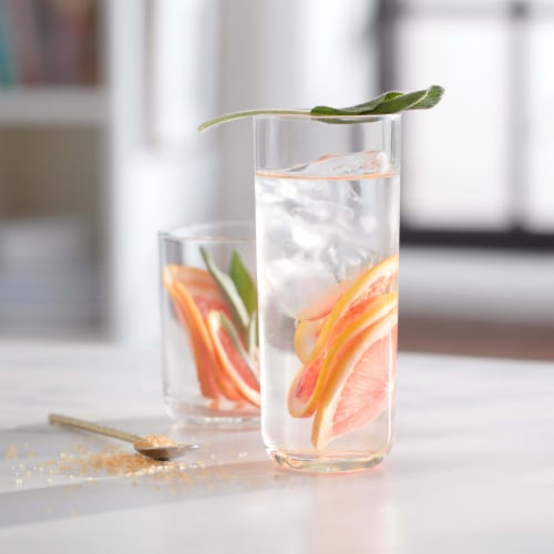 Libbey Lisbon Tumbler and Rocks Glass Set Perspective: back