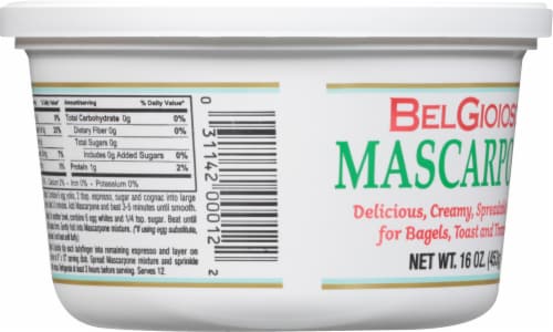 BelGioioso® Mascarpone Cheese Perspective: back