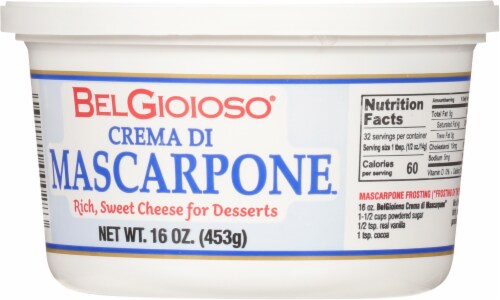 BelGioioso® Crema di Mascarpone™ Cheese Perspective: back
