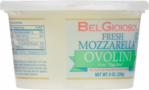 Belgioioso® Fresh Mozzarella Cheese Perspective: back