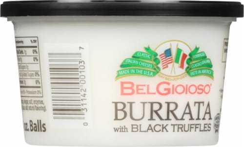 BelGioioso Burrata With Black Truffles Perspective: back