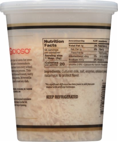 BelGioioso® Freshly Shredded Parmesan Cheese Perspective: back