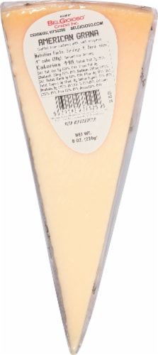 BelGioioso® American Grana Extra Aged Parmesan Cheese Perspective: back