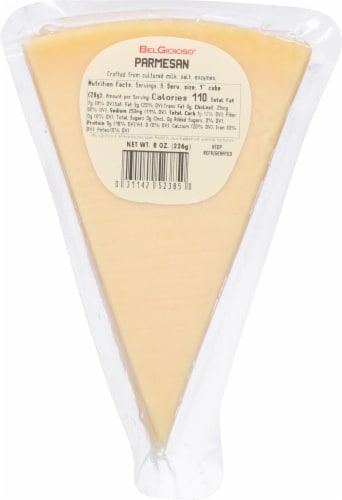BelGioioso® Parmesan Cheese Wedge Perspective: back