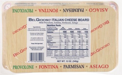 BelGioioso® Italian Cheese Board Perspective: back