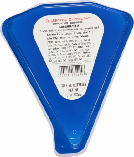 BelGioioso® Crumbly Gorgonzola Cheese Perspective: back