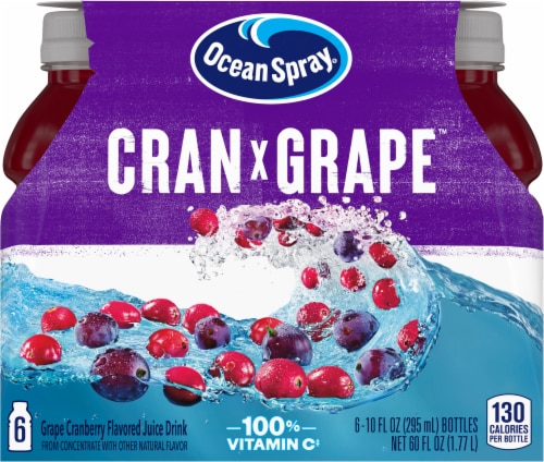 Ocean Spray Cran-Grape Juice Drink Perspective: back