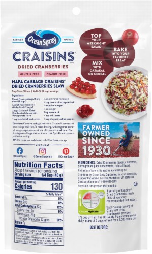 Ocean Spray® Pomegranate Craisins® Perspective: back