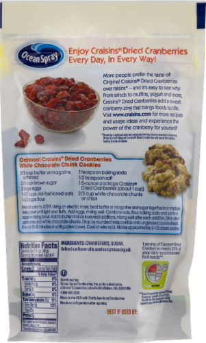 Ocean Spray Original Craisins Perspective: back
