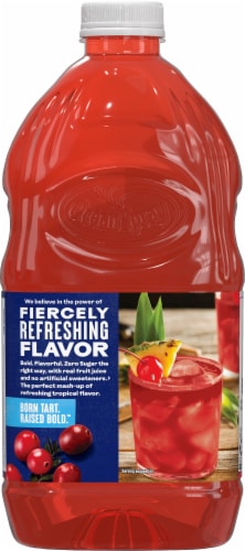 Ocean Spray® Zero Sugar Tropical Punch Bottle Perspective: back