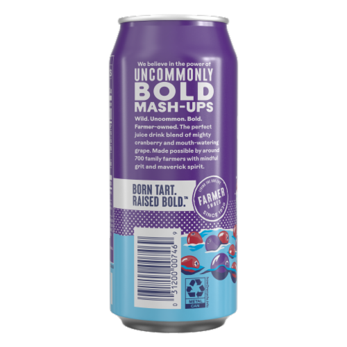 Ocean Spray® Cran x Grape Grape Cranberry Juice Drink Can Perspective: back