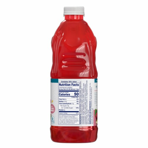Ocean Spray® Fruta Frescas Cranberry Lemon Raspberry Flavored Juice Drink Perspective: back
