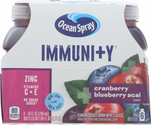 Ocean Spray® Immunity Cranberry Blueberry Acai Juice Drink Perspective: back
