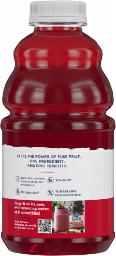 Ocean Spray® Unsweetened Pure Cranberry Juice Perspective: back