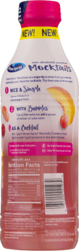 Ocean Spray Mocktails Cranberry Peach Bellini Juice Perspective: back