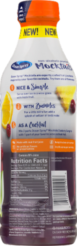 Ocean Spray® Mocktails Cranberry Sangria Juice Perspective: back