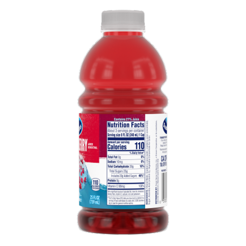 Ocean Spray® Cranberry Juice Perspective: back