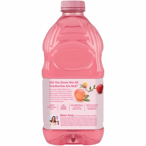 Ocean Spray Pink Lite Cranberry Juice Perspective: back