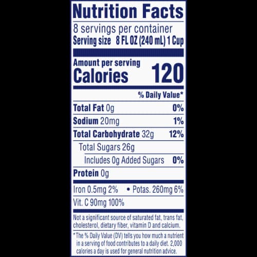 Ocean Spray® 100% Cranberry Pomegranate Juice Perspective: back