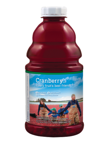 Ocean Spray® 100% Vitamin C Cran-Apple™ Juice Perspective: back