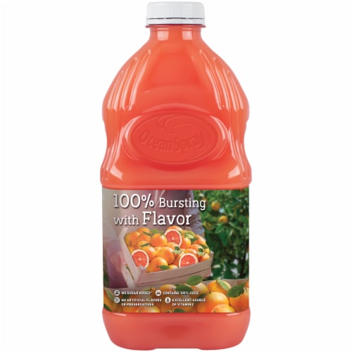 Ocean Spray® 100% Ruby Red Grapefruit Juice Perspective: back