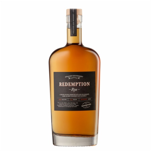 Redemption Kentucky Straight Rye Whiskey Perspective: back