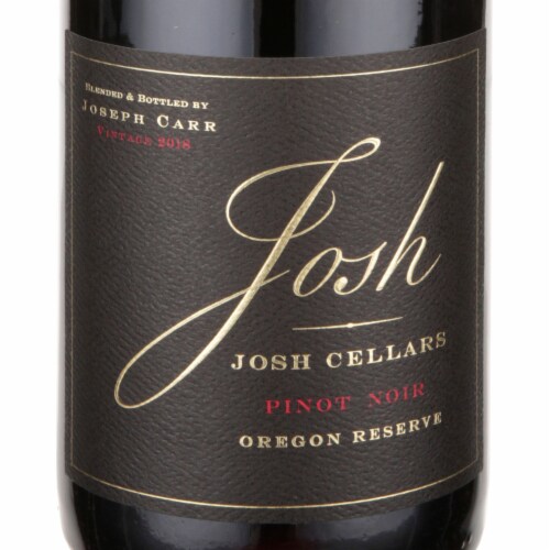Josh Cellars Reserve Pinot Noir Oregon Red Wine Perspective: back