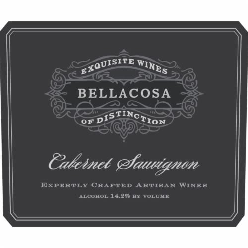 Bellacosa Cabernet Sauvignon California Red Wine Perspective: back