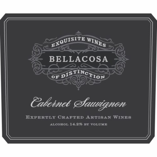 Bellacosa Cabernet Sauvignon California Red Wine Perspective: back