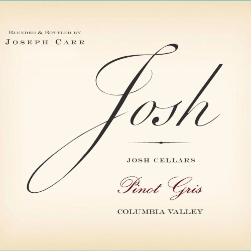 Josh Cellars Pinot Gris Washington White Wine Perspective: back