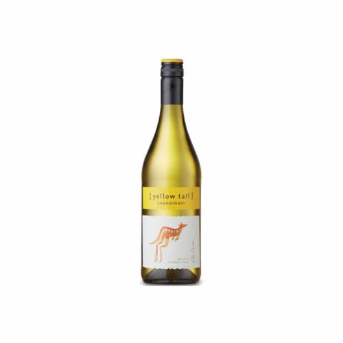 Yellow Tail Chardonnay Australian White Wine Perspective: back