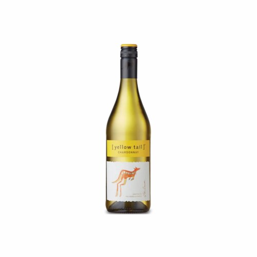 Yellow Tail Chardonnay Australian White Wine Perspective: back