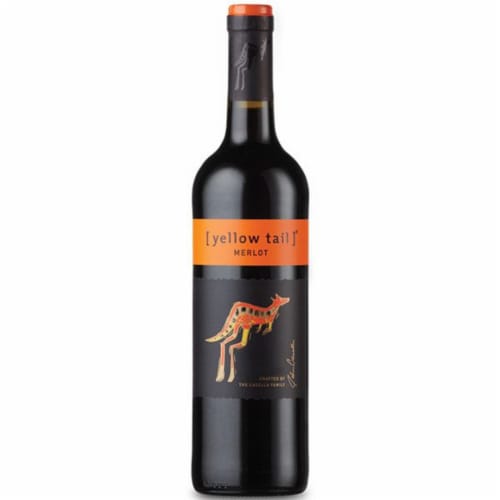 Yellow Tail Merlot Australia Red Wine Perspective: back