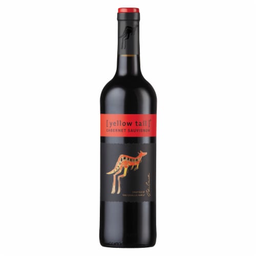 Yellow Tail Cabernet Sauvignon Australia Red Wine Perspective: back