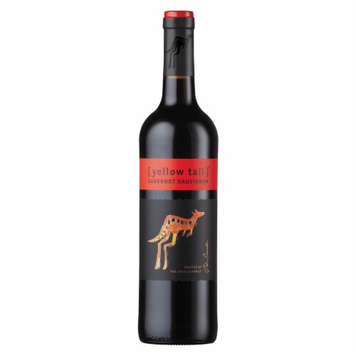 Yellow Tail Cabernet Sauvignon Australia Red Wine Perspective: back