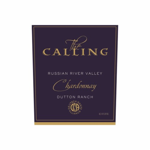 The Calling Chardonnay California White Wine Perspective: back