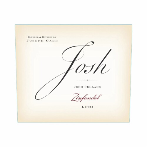 Josh Cellars Zinfandel California Red Wine Perspective: back