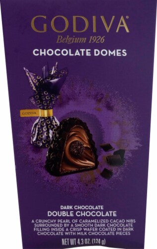 Godiva® Dark Chocolate Double Chocolate Domes Perspective: back