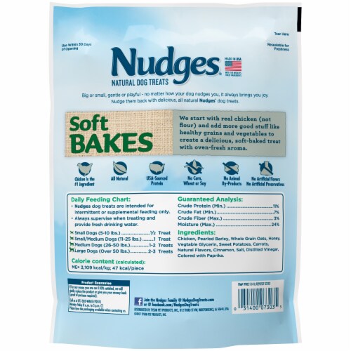 Nudges soft baked clearance dog treats