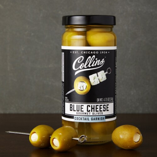 5 oz. Gourmet Blue Cheese Olives by Collins Perspective: back