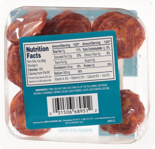 Dietz & Watson Originals Chorizo Medallions Perspective: back