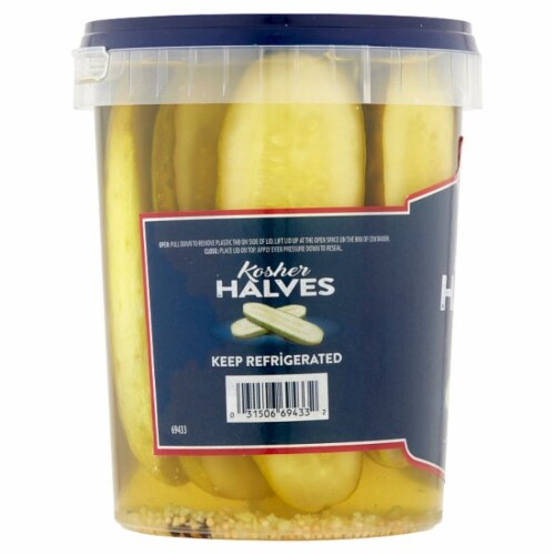 Dietz & Watson® Kosher Halves Pickles Perspective: back