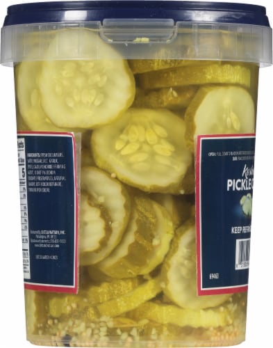 Dietz & Watson® Kosher Pickle Chips Perspective: back