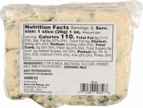 Dietz & Watson Blue Cheese Perspective: back