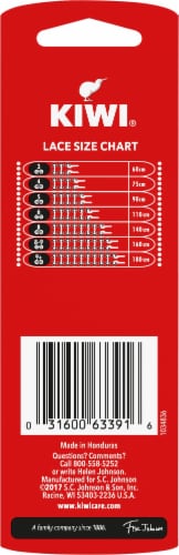 Kiwi 54 Inch Sport Laces - Black Perspective: back