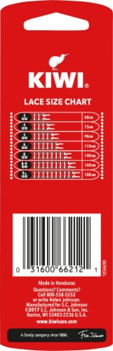 KIWI® Outdoor Hiking Boot Laces Pair - Brown Perspective: back