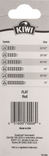 Kiwi Laces Red - 45 Inch Perspective: back